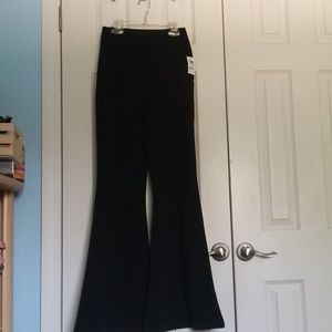 NWT Charlotte Russe Black Bell Bottoms